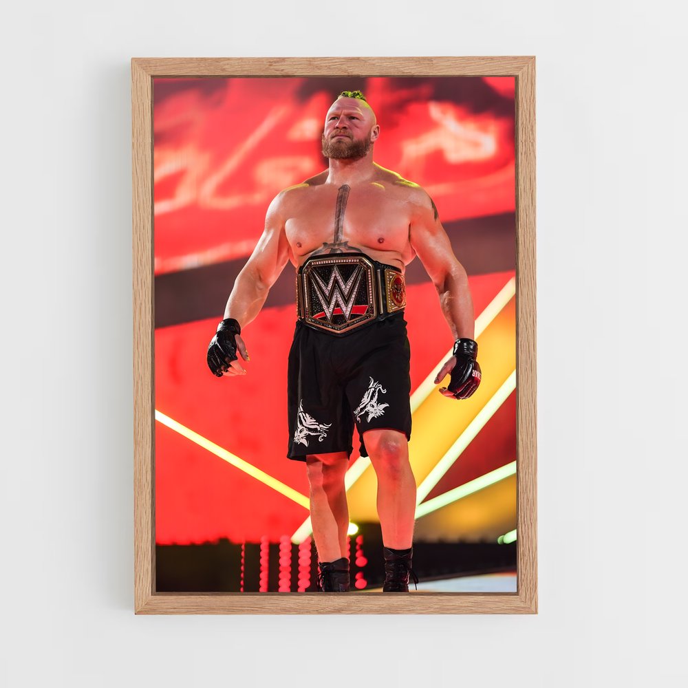 Poster Brock lesnar effets – affiche MMA (vue 4)